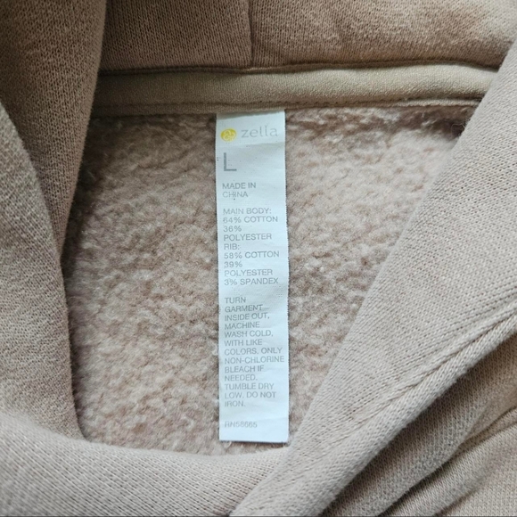 Zella Soft Beige Hoodie - Picture 2 of 5